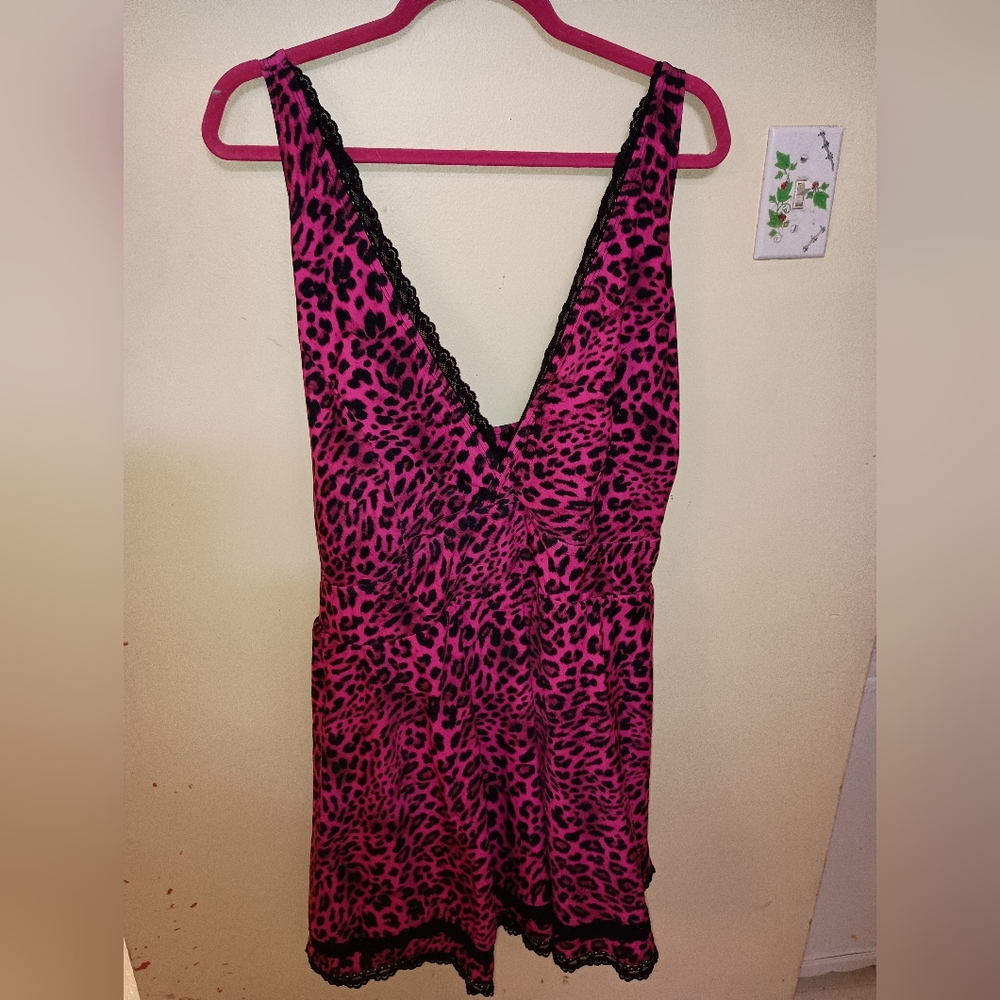 Torrid Pink Leopard Swim Dress